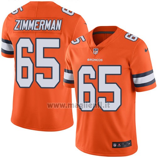 Maglia NFL Legend Denver Broncos Zimmerman Arancione